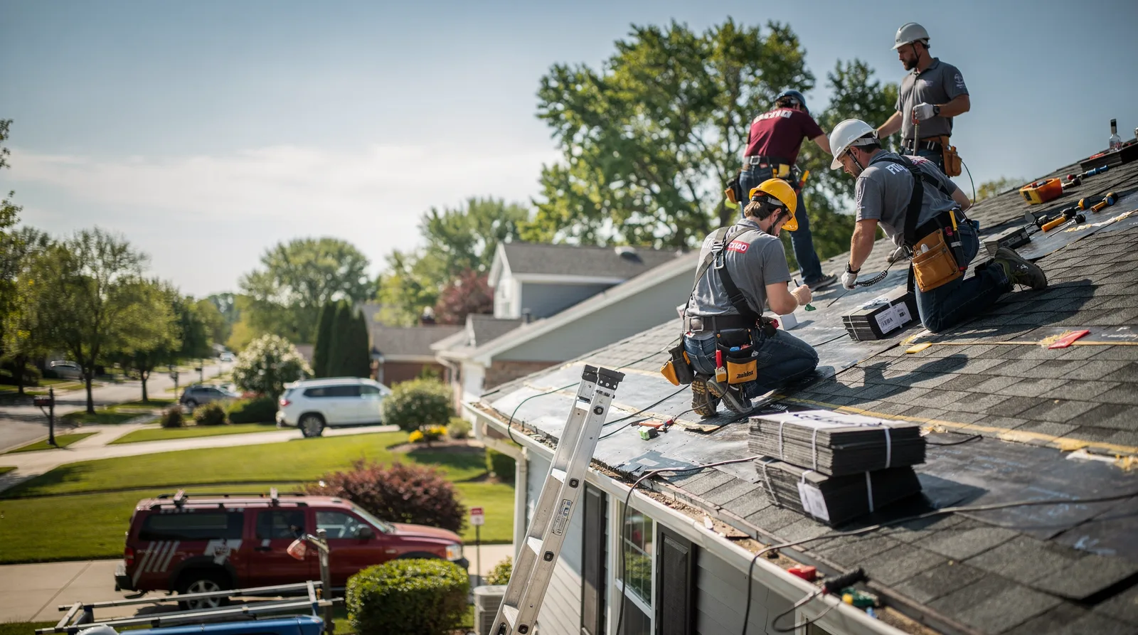 Roof Repair in Thomasboro, IL around you